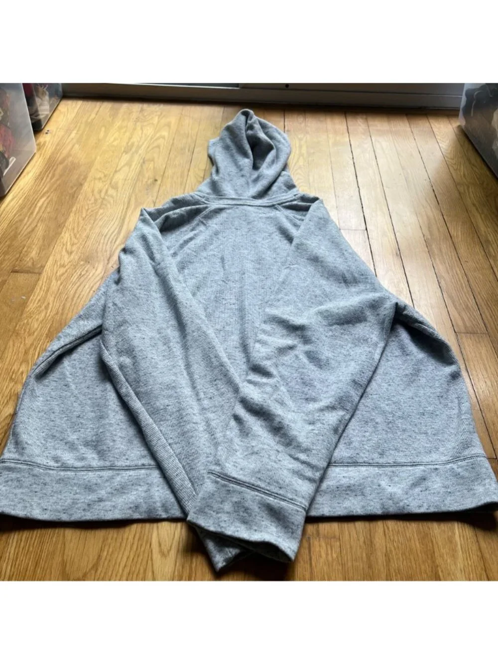 Banana Republic Mens Size XXL Gray Hooded Long Sleeve Pullover Hoodie Sweatshirt
